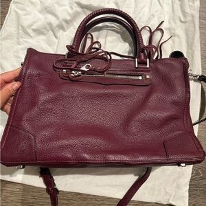 Rebecca Minkoff Burgundy Leather Satchel